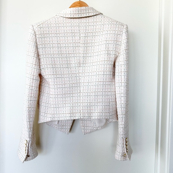 Veronica Beard Ivory Textured Blazer - Picture 3 of 11